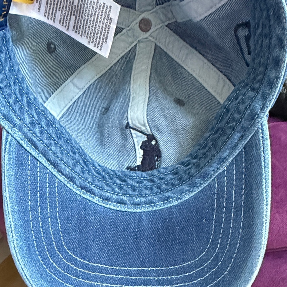 Polo by Ralph Lauren Light Blue Denim Hat - Picture 5 of 5